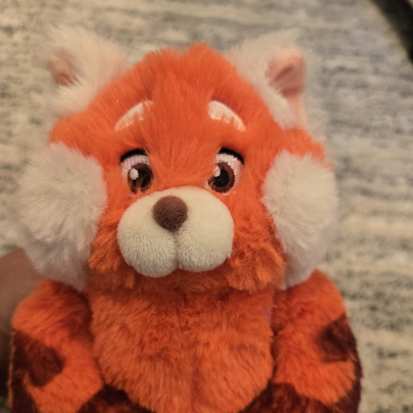 Disney Parks Pixar Turning Red Panda Mei Plush 9" Pink Backpack Go Bag Toy - Picture 3 of 5